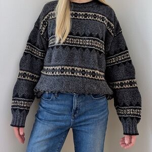 St John’s Bay Vintage Chunky Crewneck Sweater